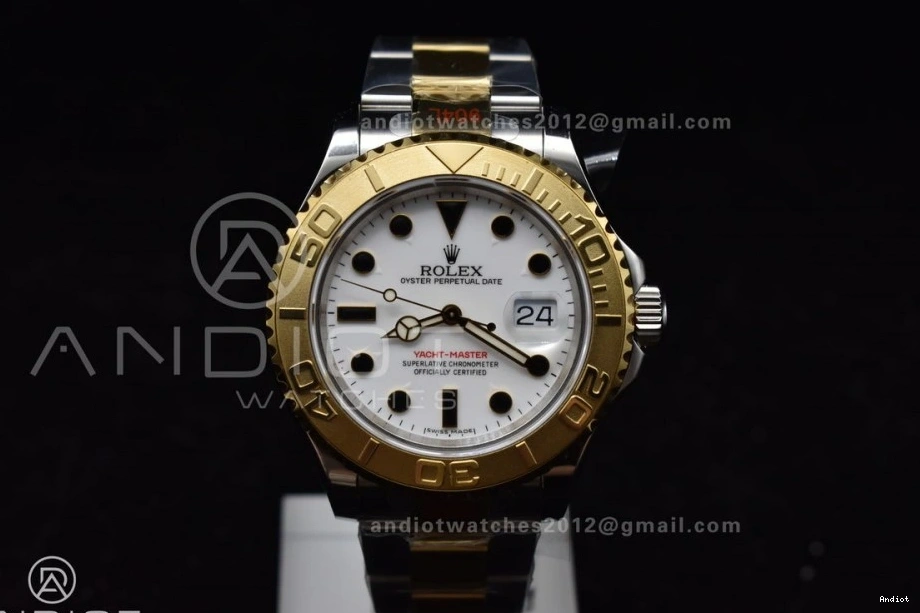 Bracelet 116623 SA3135 SS Plated GMF Best Edition Dial Yacht-Master YG White on YG 0216